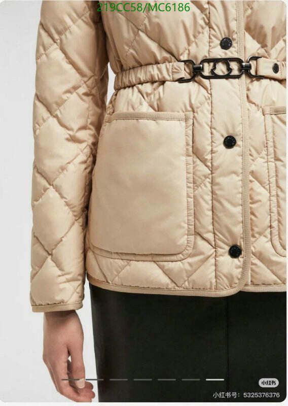 Moncler-Down jacket Women Code: MC6186 $: 219USD