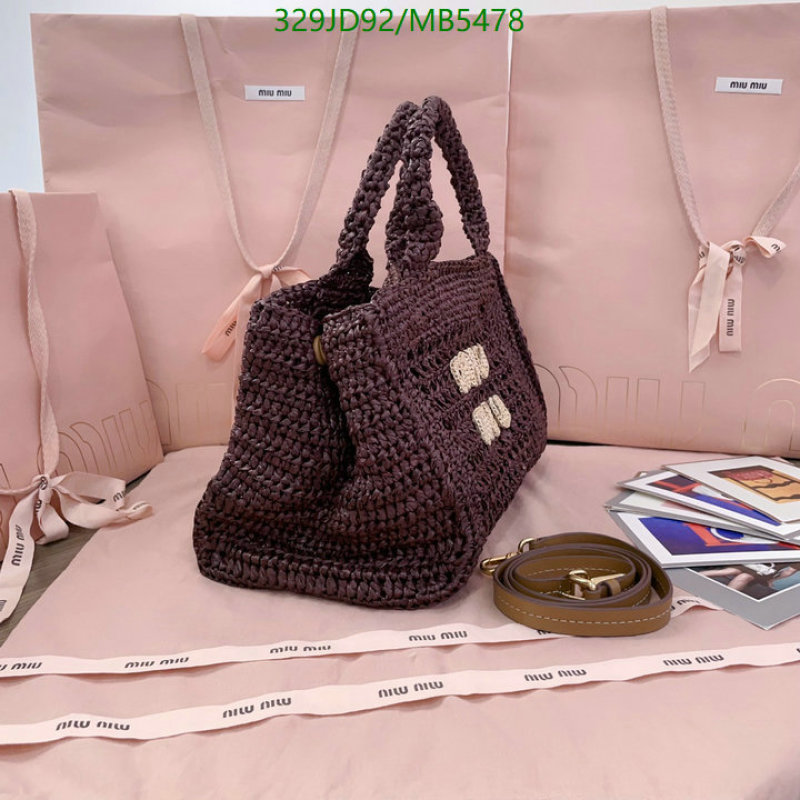 Miu Miu-Bag-Mirror Quality Code: MB5478 $: 329USD