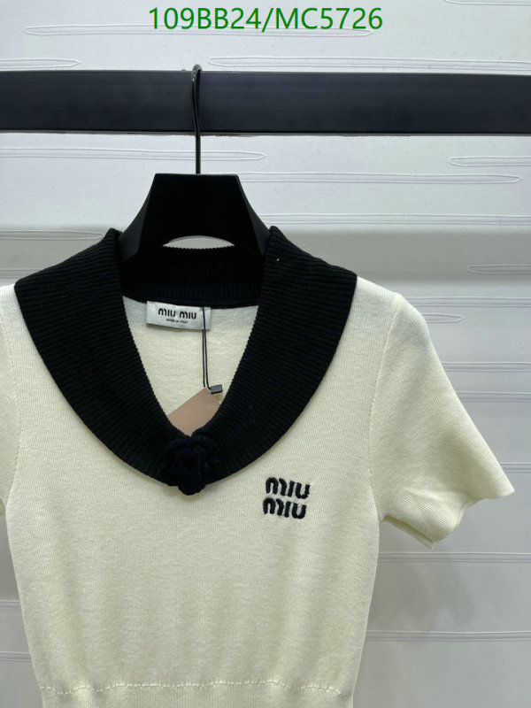 MIUMIU-Clothing Code: MC5726 $: 109USD