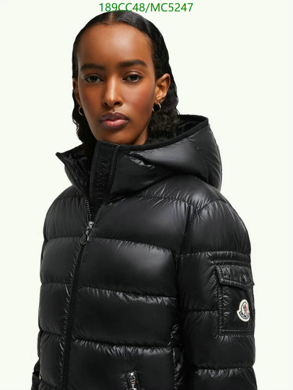 Moncler-Down jacket Women Code: MC5247 $: 189USD