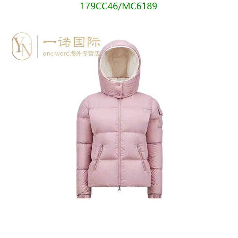 Moncler-Down jacket Women Code: MC6189 $: 179USD