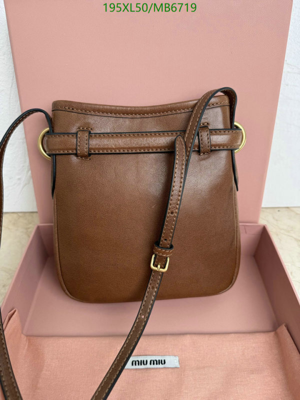 Miu Miu-Bag-Mirror Quality Code: MB6719 $: 195USD