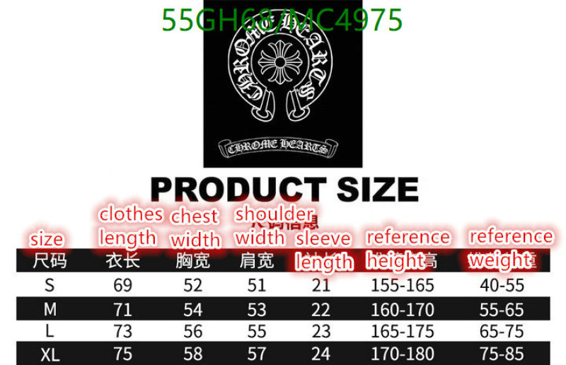 Chrome Hearts-Clothing Code: MC4975 $: 55USD