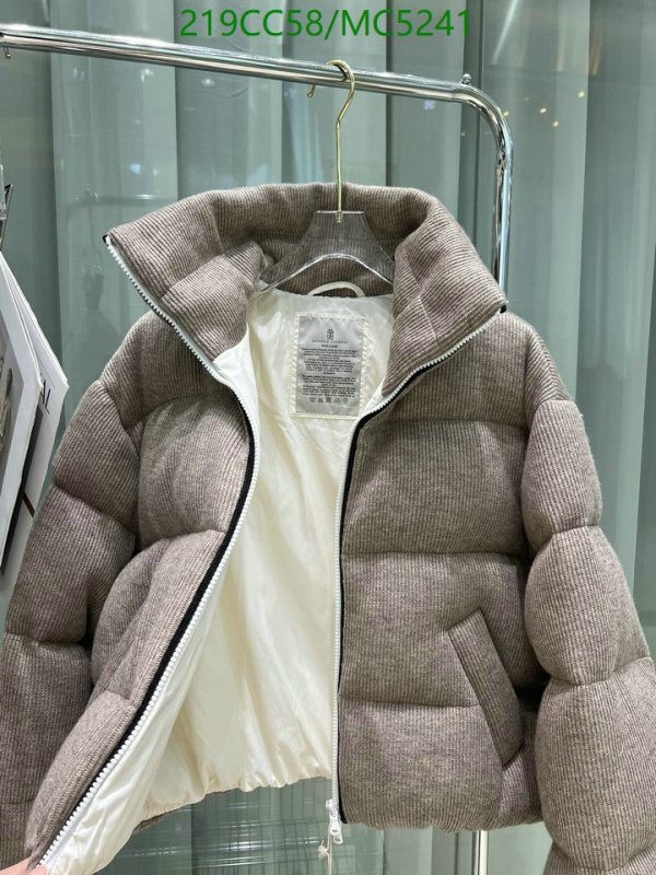 Brunello Cucinelli-Down jacket Women Code: MC5241 $: 219USD