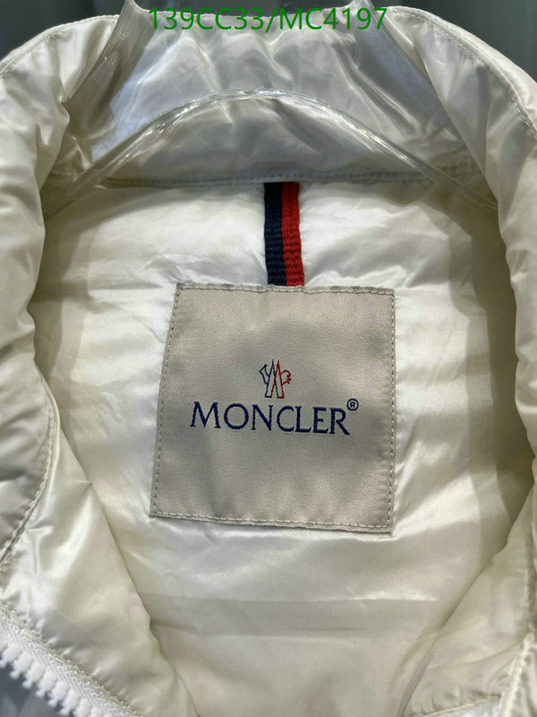 Moncler-Down jacket Women Code: MC4197 $: 139USD