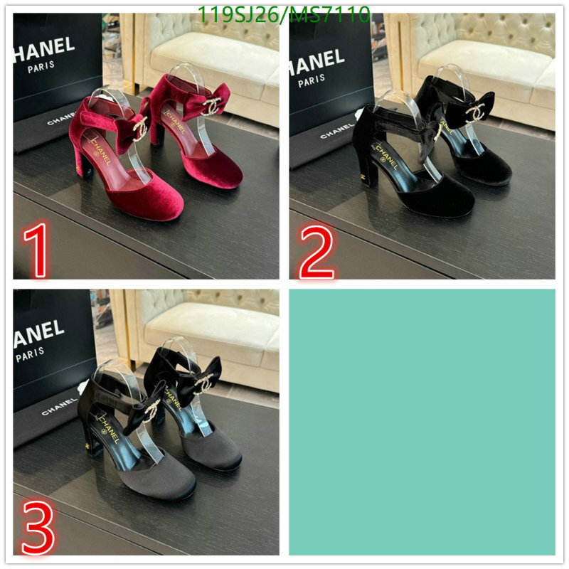 Chanel-Women Shoes Code: MS7110 $: 119USD