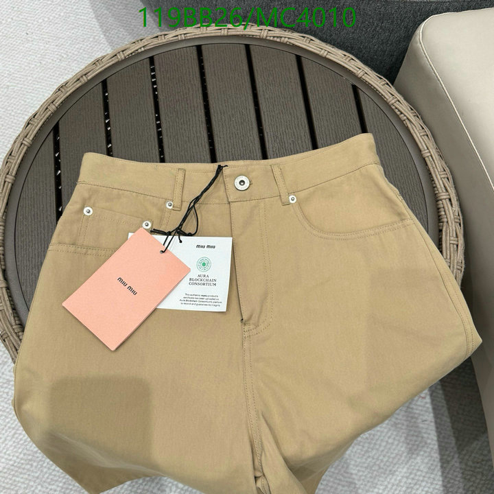 MIUMIU-Clothing Code: MC4010 $: 119USD