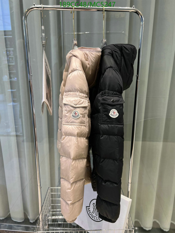 Moncler-Down jacket Women Code: MC5247 $: 189USD
