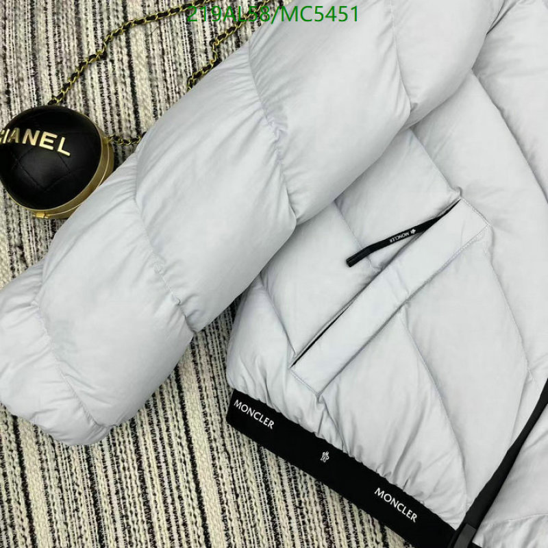 Moncler-Down jacket Women Code: MC5451 $: 219USD