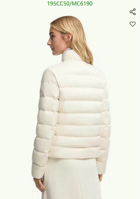 Moncler-Down jacket Women Code: MC6190 $: 195USD