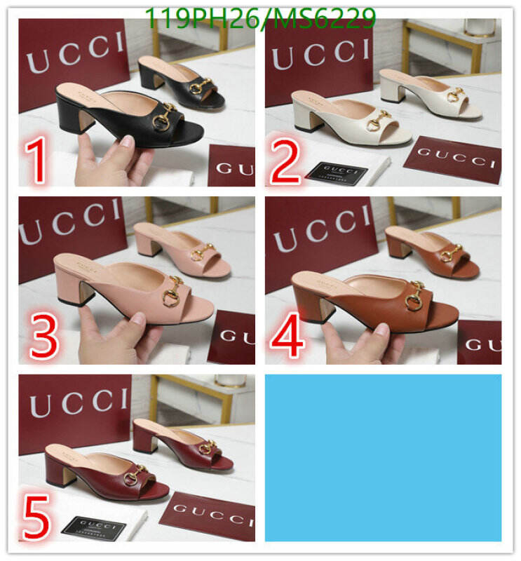 Gucci-Women Shoes Code: MS6229 $: 119USD