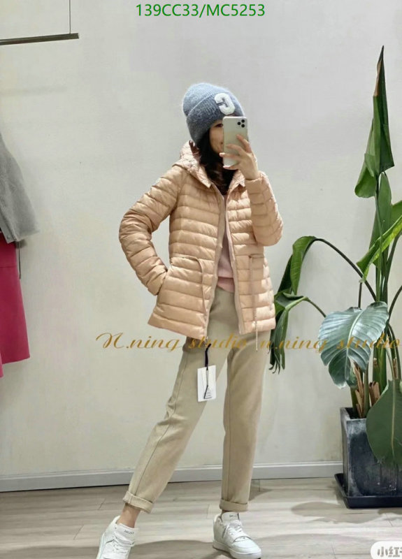 Moncler-Down jacket Women Code: MC5253 $: 139USD