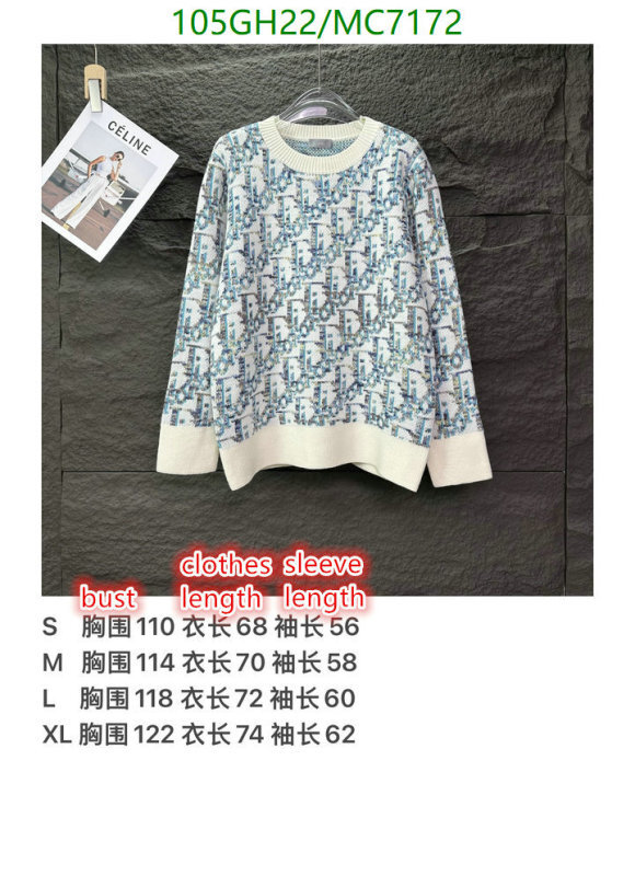 Dior-Clothing Code: MC7172 $: 105USD
