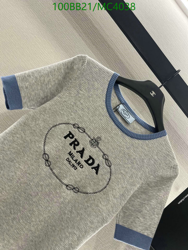 Prada-Clothing Code: MC4038 $: 100USD