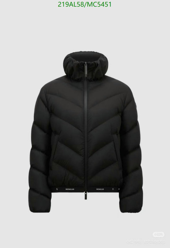 Moncler-Down jacket Women Code: MC5451 $: 219USD
