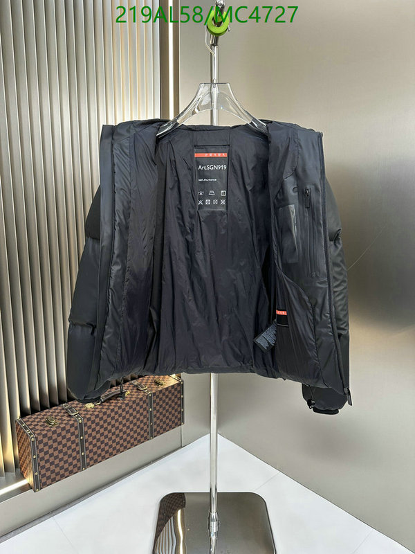 Prada-Down jacket Men Code: MC4727 $: 219USD