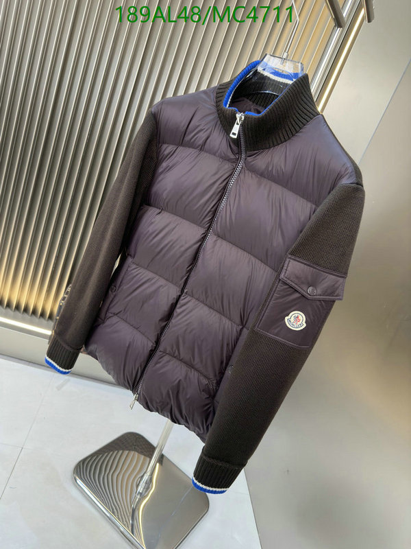 Moncler-Down jacket Men Code: MC4711 $: 189USD
