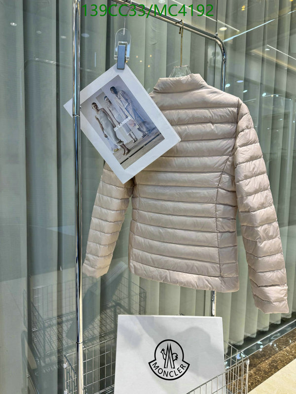 Moncler-Down jacket Women Code: MC4192 $: 139USD