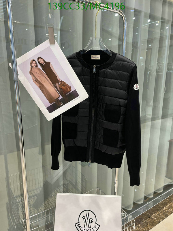 Moncler-Down jacket Women Code: MC4196 $: 139USD