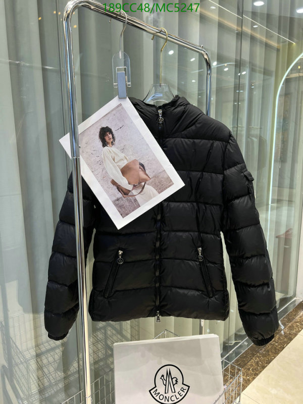 Moncler-Down jacket Women Code: MC5247 $: 189USD