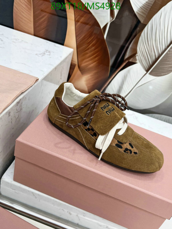 Miu Miu-Women Shoes Code: MS4928 $: 89USD