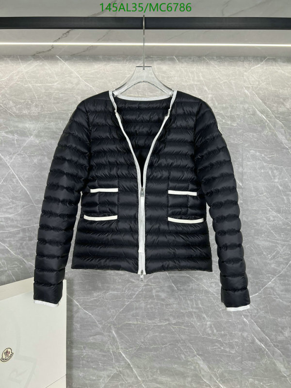 Moncler-Down jacket Women Code: MC6786 $: 145USD