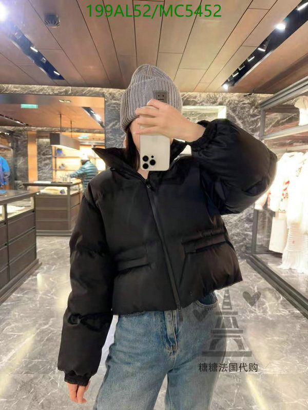Moncler-Down jacket Women Code: MC5452 $: 199USD