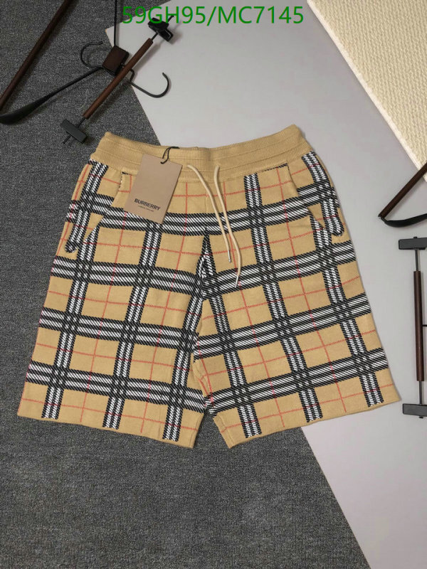Burberry-Clothing Code: MC7145 $: 59USD