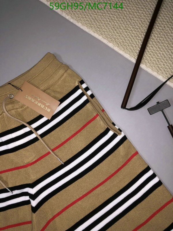 Burberry-Clothing Code: MC7144 $: 59USD
