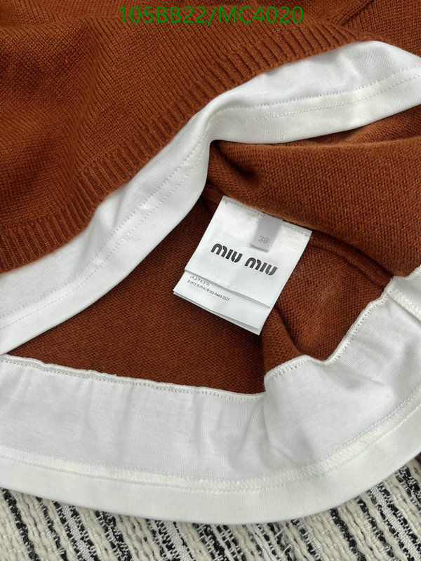 MIUMIU-Clothing Code: MC4020 $: 105USD