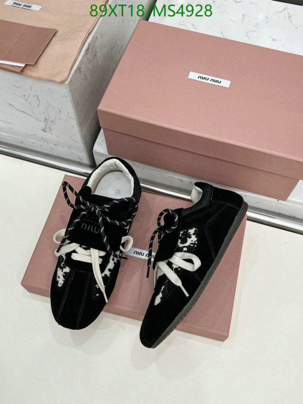 Miu Miu-Women Shoes Code: MS4928 $: 89USD