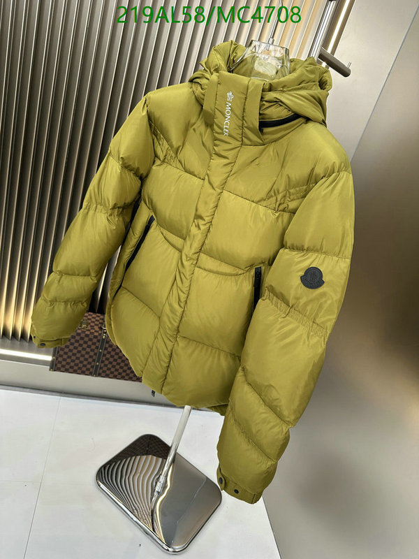 Moncler-Down jacket Men Code: MC4708 $: 219USD