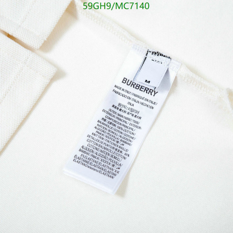 Burberry-Clothing Code: MC7140 $: 59USD