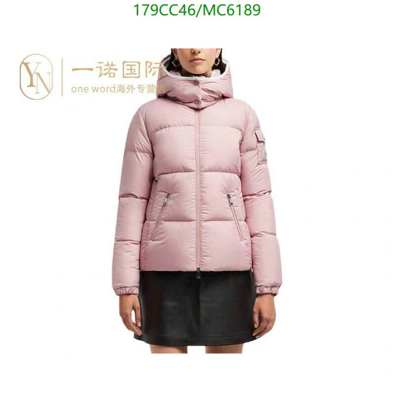 Moncler-Down jacket Women Code: MC6189 $: 179USD