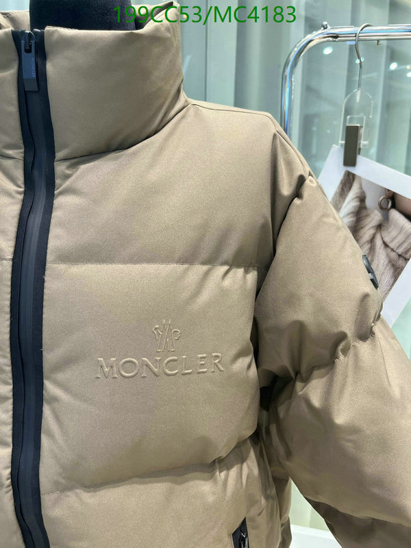 Moncler-Down jacket Men Code: MC4183 $: 199USD