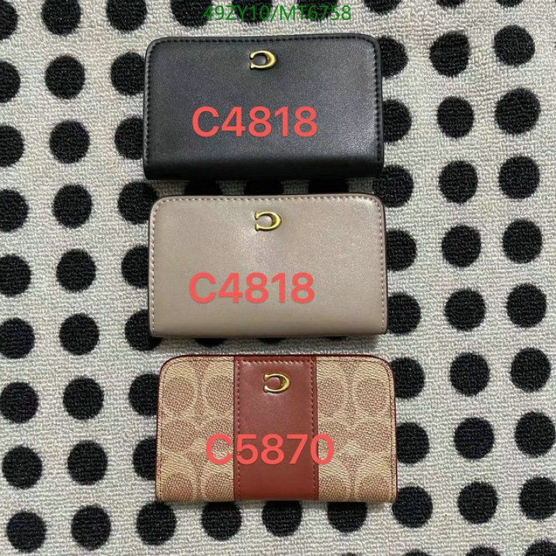 Coach-Wallet-4A Quality Code: MT6758 $: 49USD