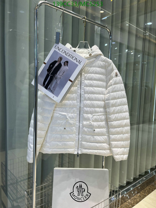 Moncler-Down jacket Women Code: MC5253 $: 139USD