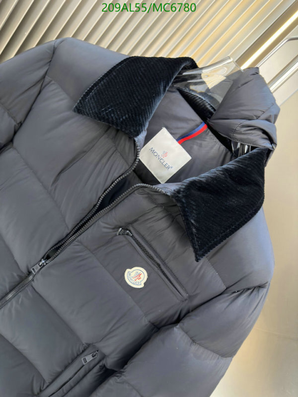 Moncler-Down jacket Men Code: MC6780 $: 209USD