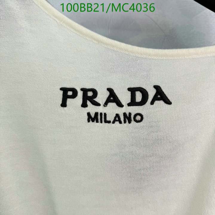 Prada-Clothing Code: MC4036 $: 100USD