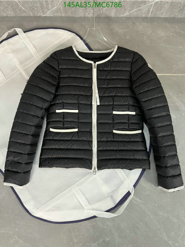 Moncler-Down jacket Women Code: MC6786 $: 145USD