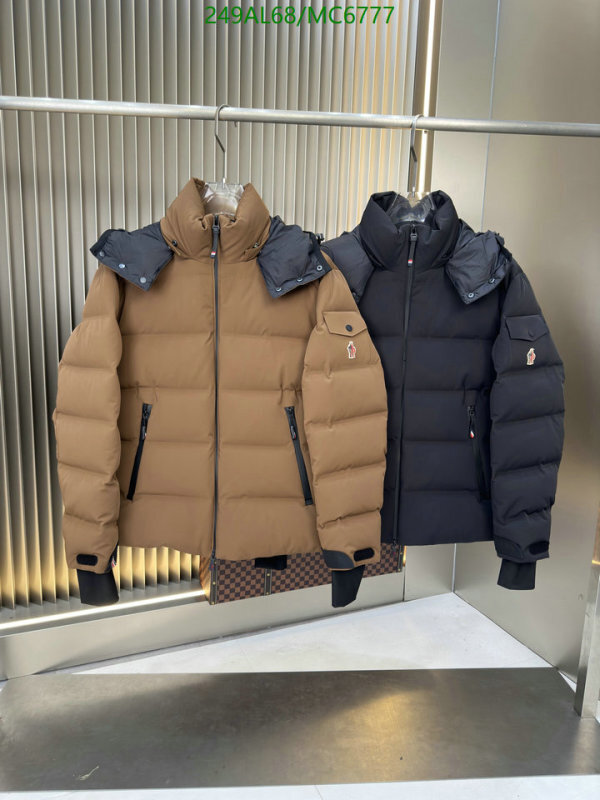 Moncler-Down jacket Men Code: MC6777 $: 249USD