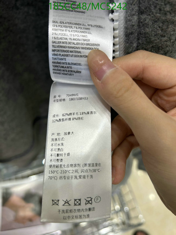 Canada Goose-Down jacket Men Code: MC5242 $: 185USD