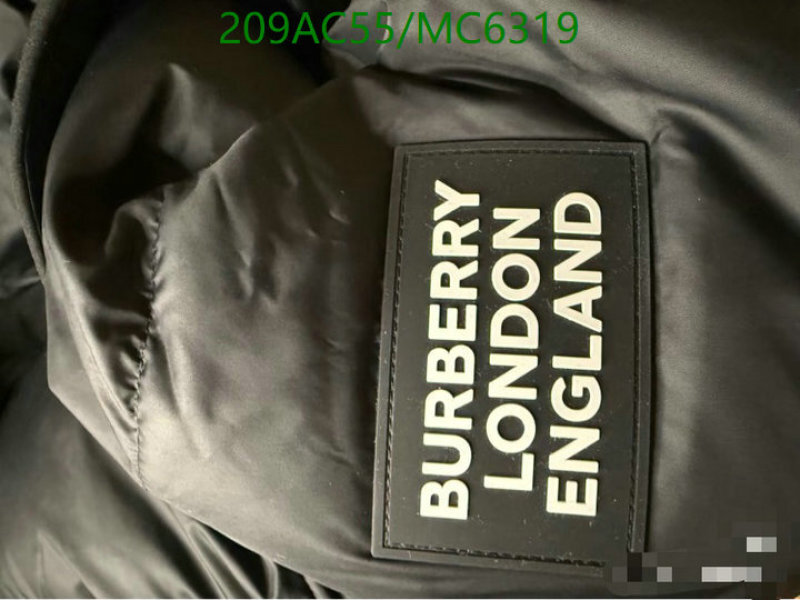 Burberry-Down jacket Men Code: MC6319 $: 209USD