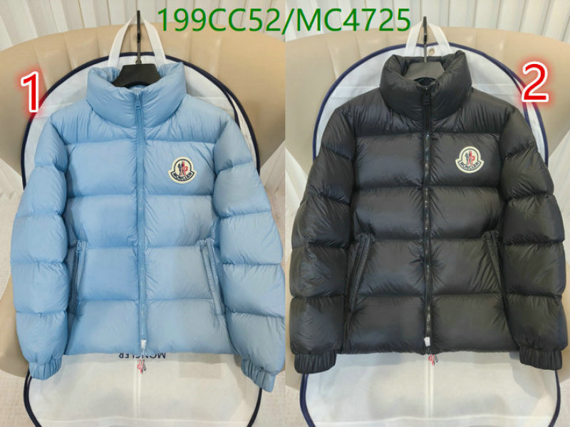 Moncler-Down jacket Men Code: MC4725 $: 199USD