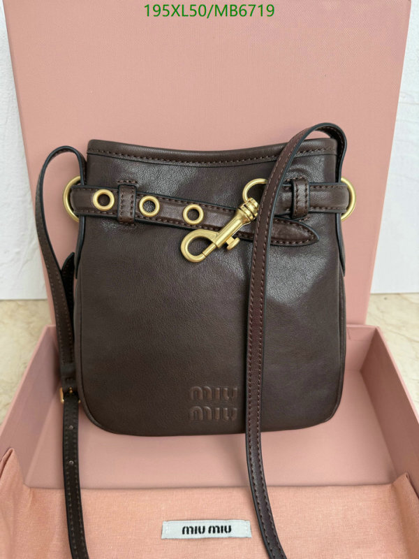 Miu Miu-Bag-Mirror Quality Code: MB6719 $: 195USD