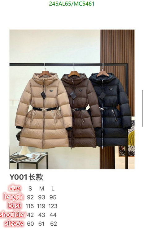 Prada-Down jacket Women Code: MC5461 $: 245USD