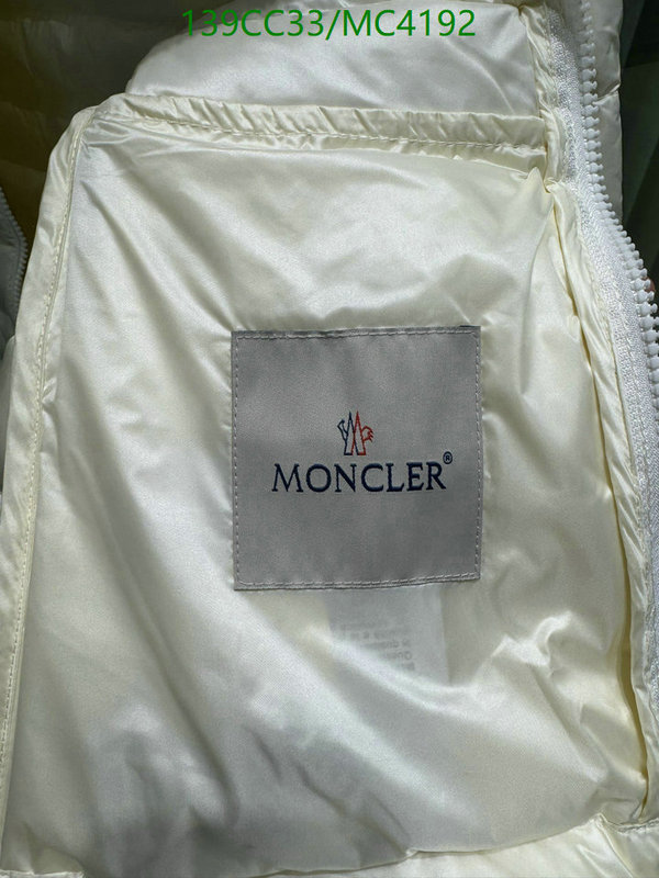 Moncler-Down jacket Women Code: MC4192 $: 139USD