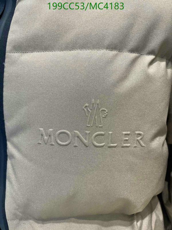 Moncler-Down jacket Men Code: MC4183 $: 199USD