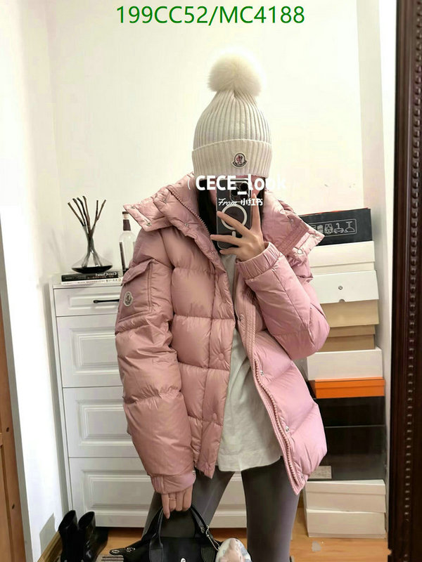 Moncler-Down jacket Women Code: MC4188 $: 199USD
