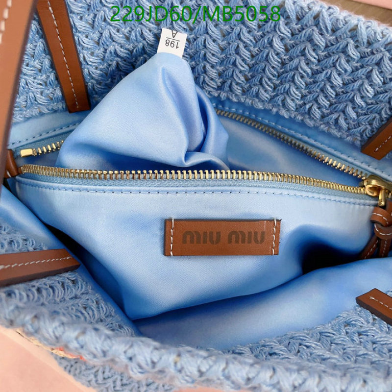 Miu Miu-Bag-Mirror Quality Code: MB5058 $: 229USD
